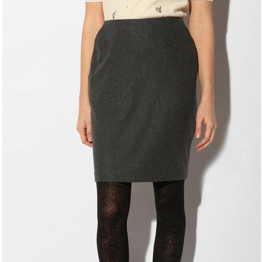 *SOLD***Anthropologie wool pencil skirt - Picture 1 of 5